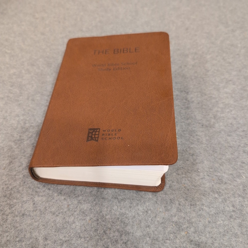 World Bible School Study Edition ESV The Holy Bible Brown Flexcover Compact - Picture 4 of 4